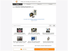 Tablet Screenshot of induction-heatingequipment.com